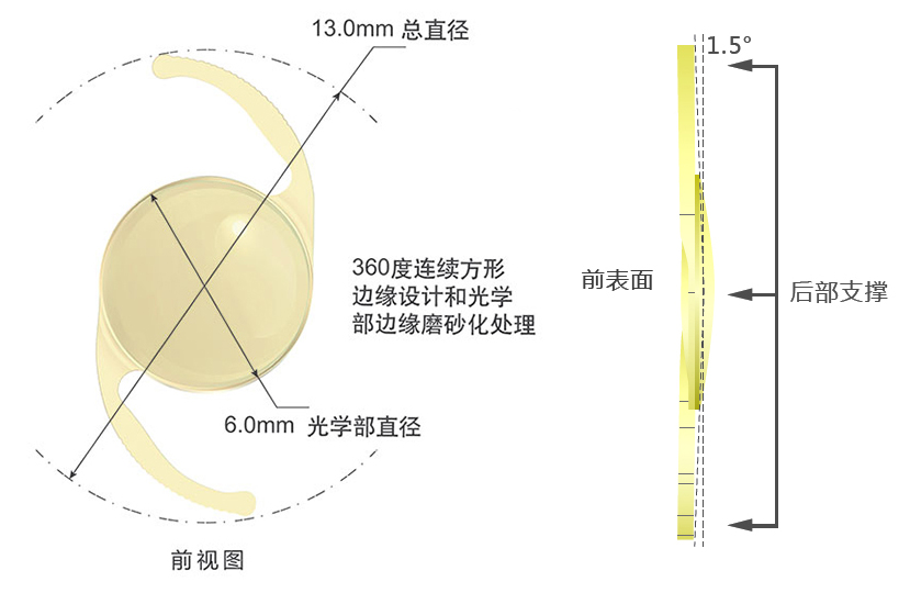 Proming普諾明肝素改性高次非球面人工晶狀體AQ